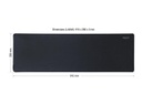 Delock Gaming-Mausmatte 12557 wasserabweisend, Schwarz