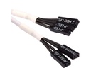 Corsair Frontpanel-Kabel Premium Sleeved  Verlängerungskit Weiss
