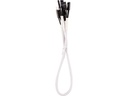 Corsair Frontpanel-Kabel Premium Sleeved  Verlängerungskit Weiss