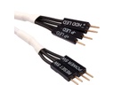 Corsair Frontpanel-Kabel Premium Sleeved  Verlängerungskit Weiss