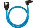 Corsair SATA3-Kabel Premium Set Blau 30 cm gewinkelt