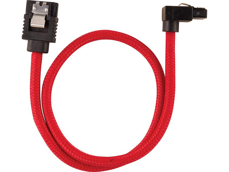 Corsair SATA3-Kabel Premium Set Rot 30 cm gewinkelt