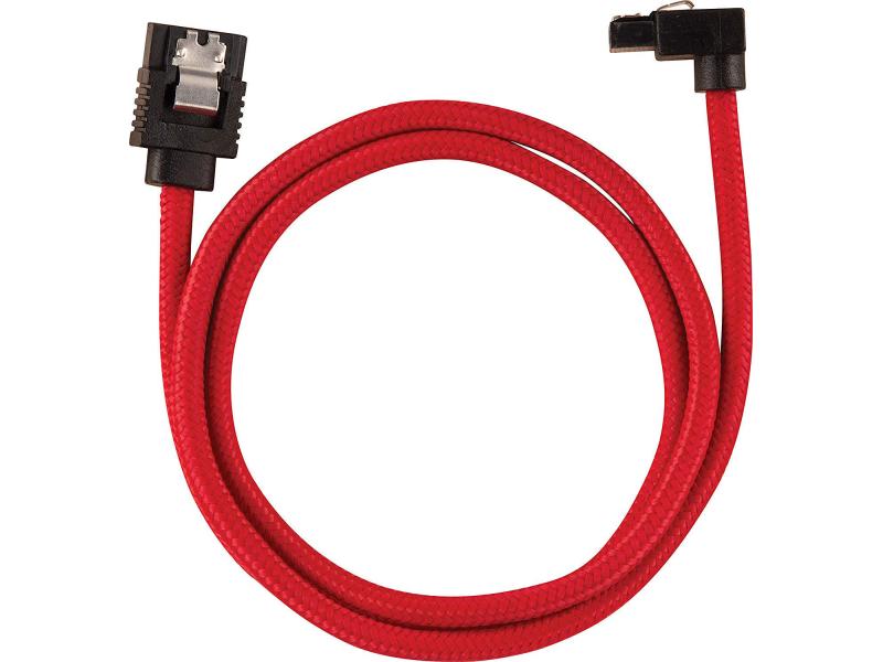 Corsair SATA3-Kabel Premium Set Rot 60 cm gewinkelt