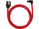Corsair SATA3-Kabel Premium Set Rot 60 cm gewinkelt