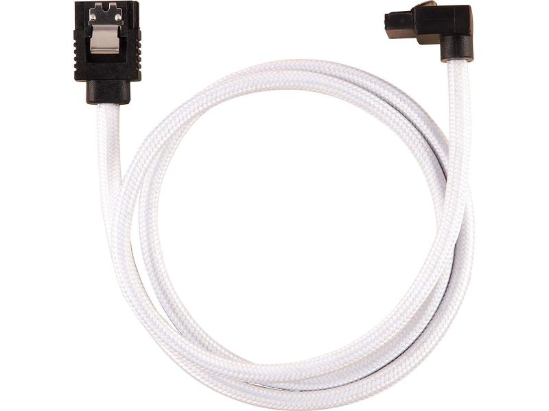 Corsair SATA3-Kabel Premium Set Weiss 60 cm gewinkelt