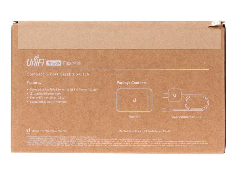 Ubiquiti Switch UniFi USW-FLEX-MINI 5 Port
