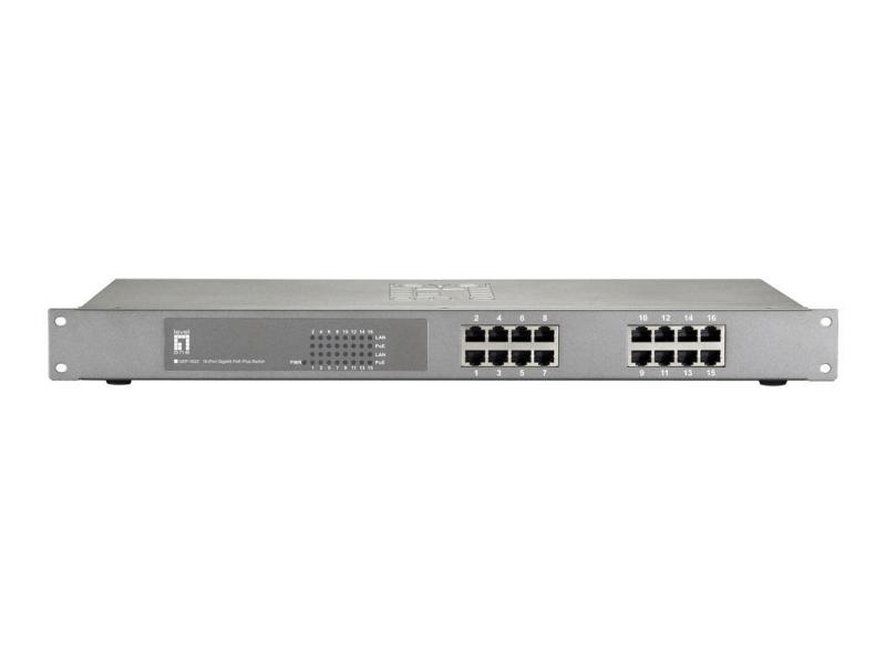 LevelOne PoE+ Switch GEP-1622 16 Port