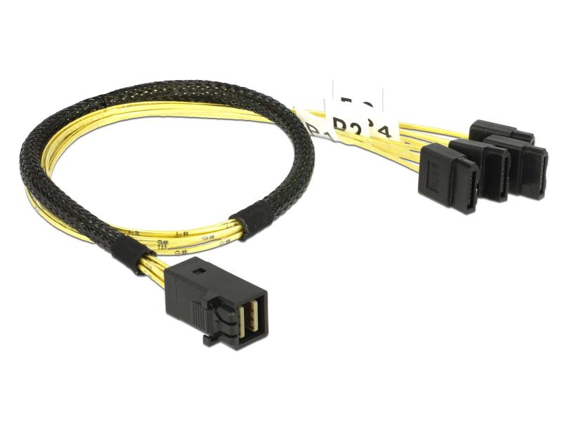Delock SATA-Kabel SFF-8643 - 4xSATA 50 cm