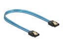 Delock SATA-Kabel UV Leuchteffekt blau 0.2 m