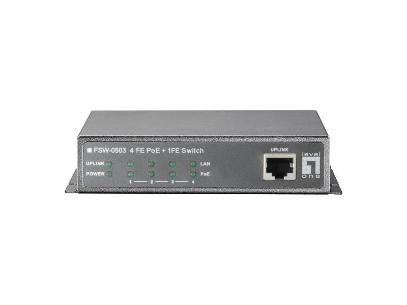 LevelOne PoE Switch FSW-0503 5 Port