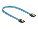 Delock SATA-Kabel UV Leuchteffekt blau 0.3 m