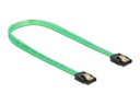 Delock SATA-Kabel UV Leuchteffekt grün 0.7 m