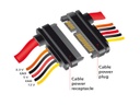 Delock SATA3-Kabel 3.3/5/12Volt Verlängerung 30 cm