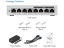 Ubiquiti PoE Switch UniFi US-8-60W-5 (5 Pack) 8 Port