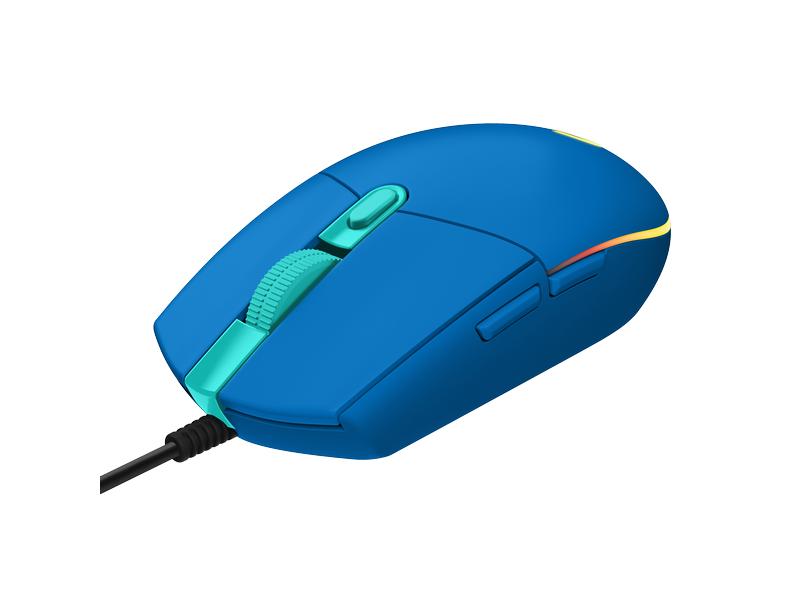 Logitech Gaming-Maus G203 Lightsync Blau