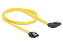 Delock SATA3-Kabel gelb, rechts gewinkelt, 50 cm