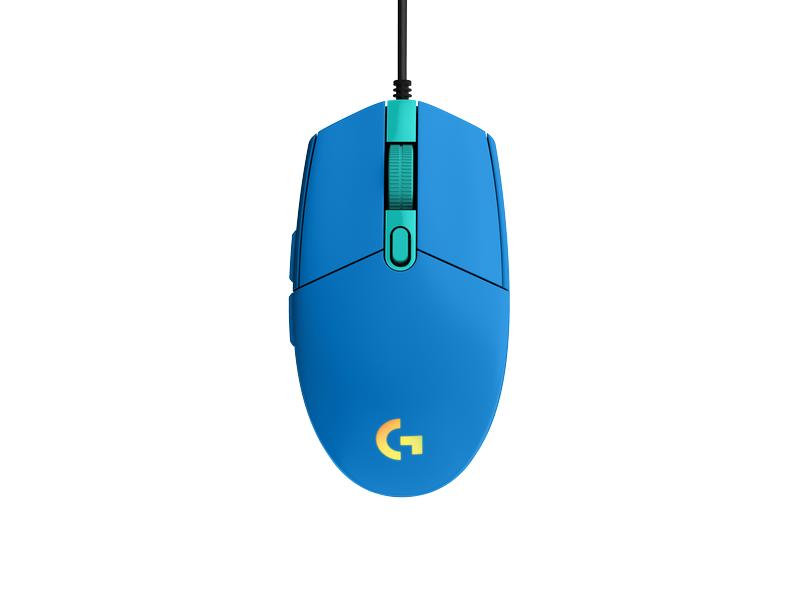 Logitech Gaming-Maus G203 Lightsync Blau