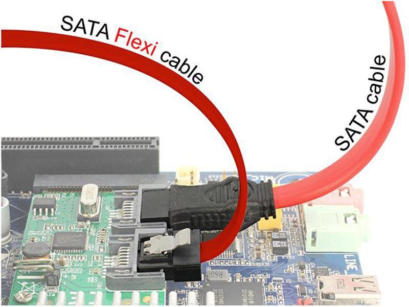 Delock SATA3-Kabel rot, Clip, flexibel, 30 cm