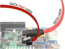 Delock SATA3-Kabel rot, Clip, flexibel, 30 cm