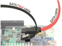 Delock SATA3-Kabel schwarz, Clip, flexibel, 20 cm