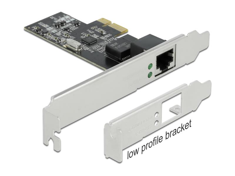 Delock Netzwerkkarte 1x 2.5Gbps LAN, RTL8125B PCI-Express x1/RJ-45