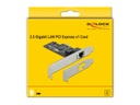Delock Netzwerkkarte 1x 2.5Gbps LAN, RTL8125B PCI-Express x1/RJ-45