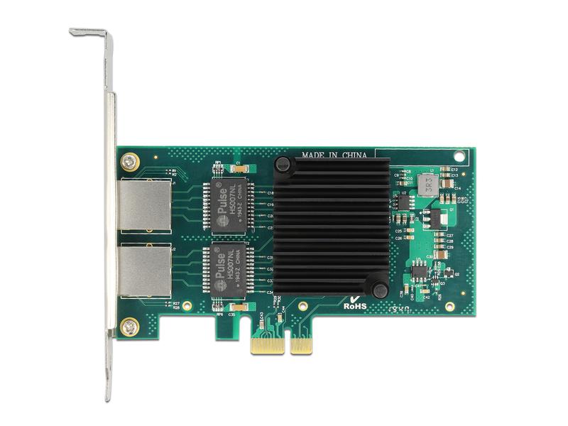 Delock Netzwerkkarte 2x 1Gbps, i350 PCI-Express x1