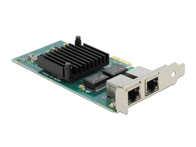 Delock Netzwerkkarte 2x 1Gbps, i350 PCI-Express x1