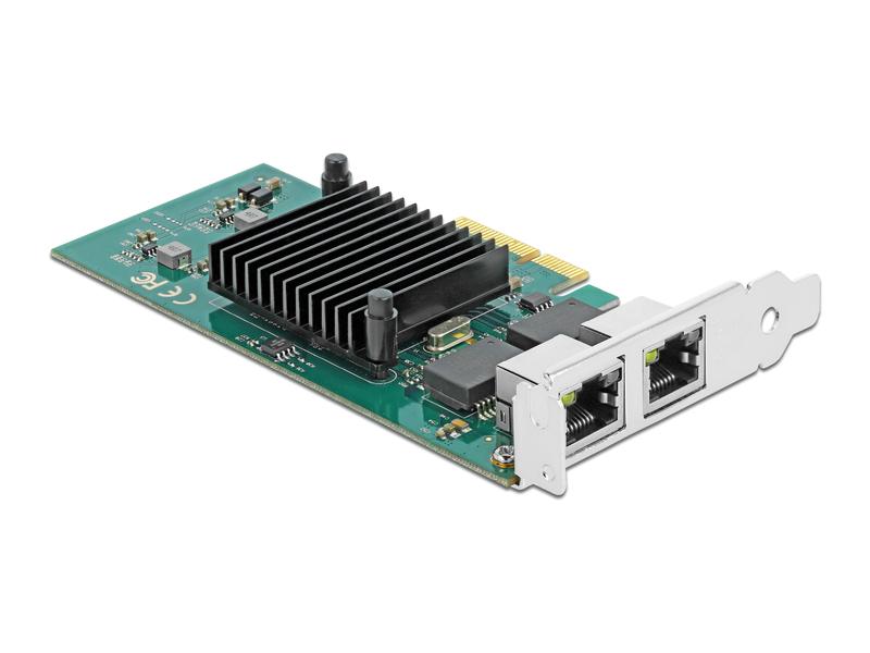 Delock Netzwerkkarte 2x 1Gbps, i82576 PCI-Express x4