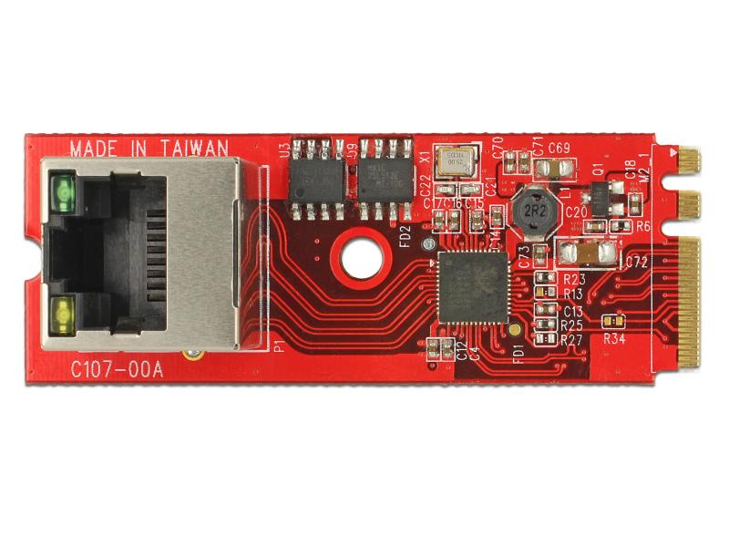 Delock Netzwerkkarte 62949 1Gbps M.2 Key A+E