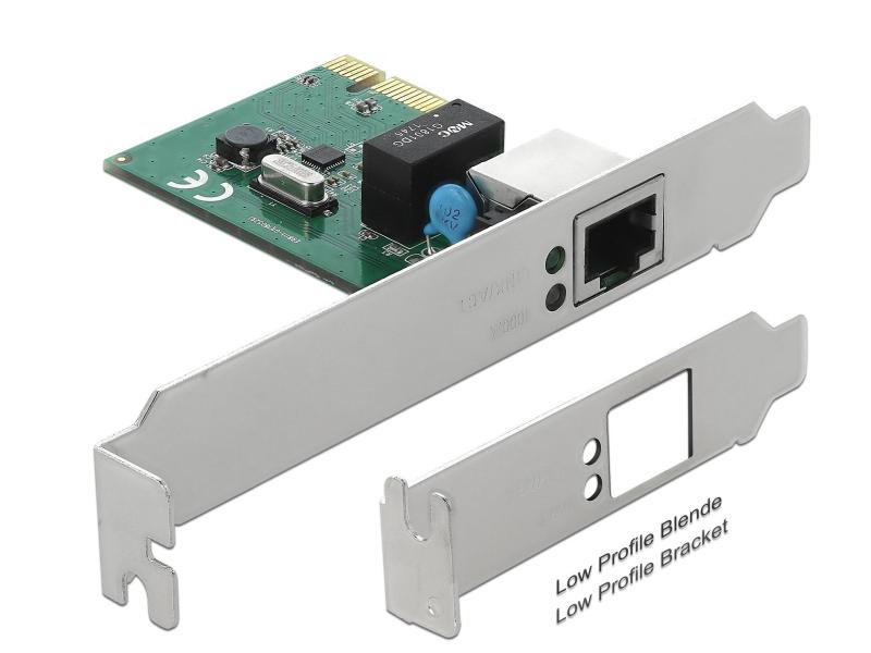 Delock Netzwerkkarte PCI-Express x1, 1x GE LAN