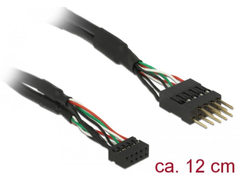 Delock USB2.0 Pinheaderkabel 2mm - 2.54mm 12cm