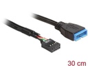 Delock USB3.0 Pinheaderkabel 30 cm intern