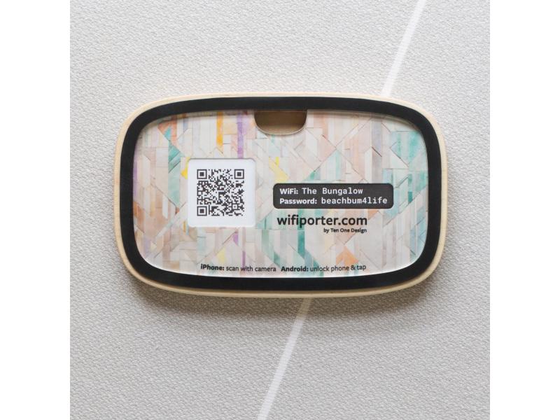 Ten One Design Wifi Porter WLAN-Gastzugang über Kamera &amp; NFC teilen