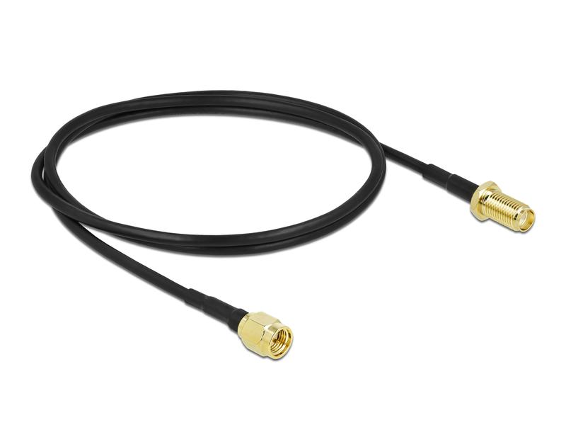 Delock Antennenkabel LTE/5G, CFD/LRM100 SMA zu SMA, 0.9 m