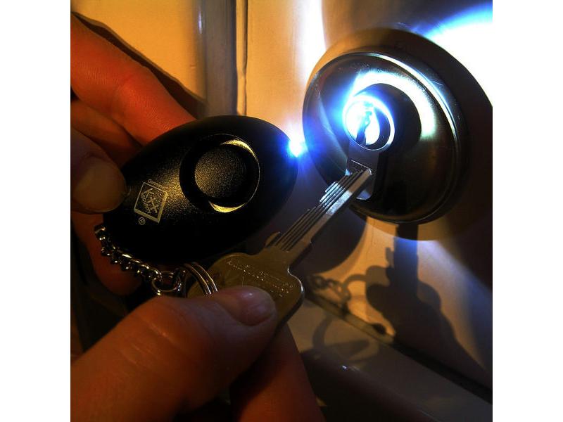 KH Security Schlüsselalarm mit LED-Lampe