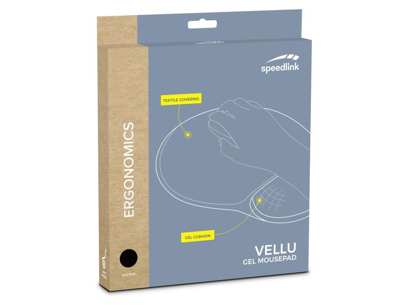 Speedlink Ergonomische Mausmatte Vellu Schwarz