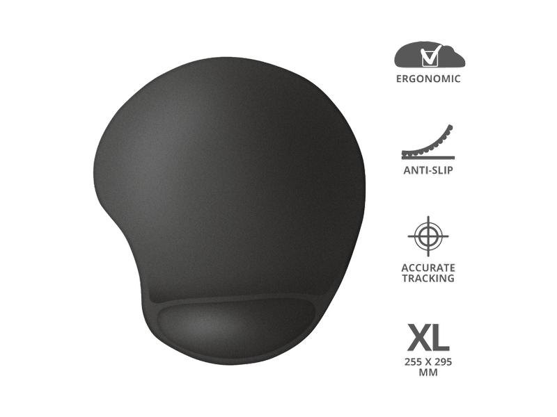 Trust Mausmatte Bigfoot XL Schwarz