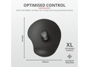Trust Mausmatte Bigfoot XL Schwarz