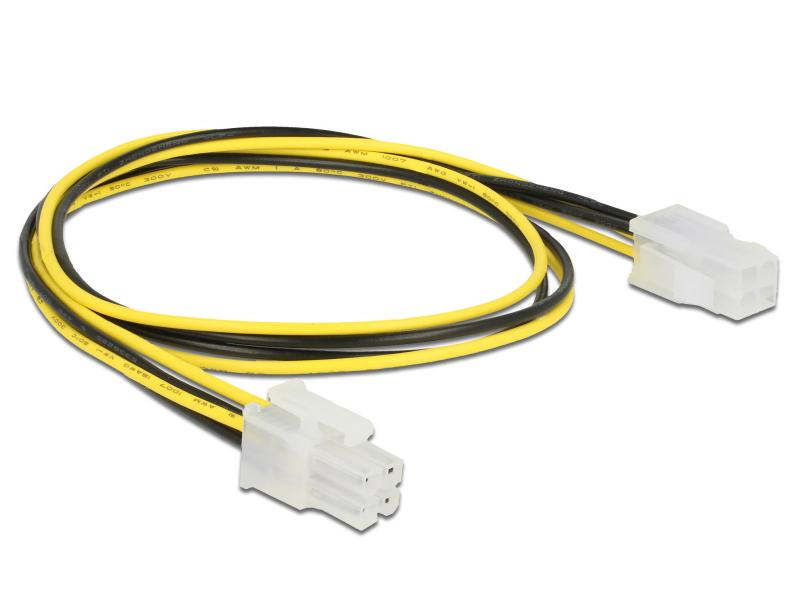 Delock Stromverlängerungskabel 4Pin - 4Pin CPU 50 cm
