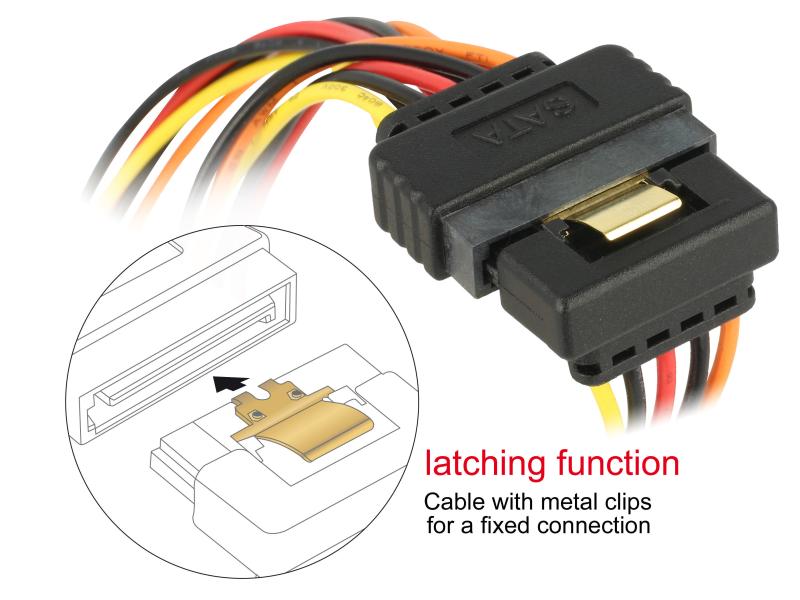 Delock Y-Stromkabel SATA - 2x SATA 15 cm