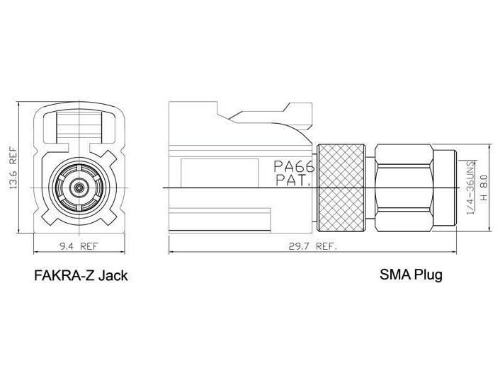 Delock Antennenadapter FAKRA Z  -SMA, (f-m)