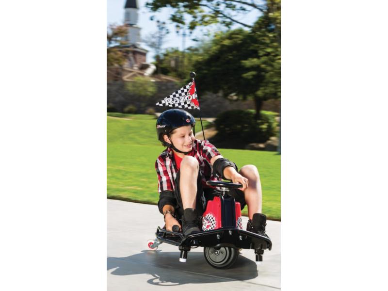 Razor Electric Ride-on Crazy Cart Black