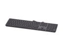 LMP Tastatur KB-1243 Schwarz, CH-Layout mit Ziffernblock