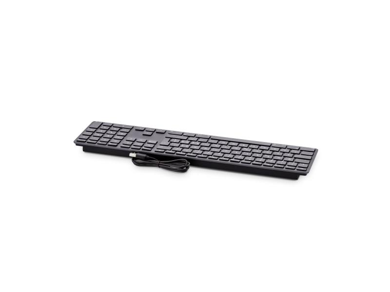 LMP Tastatur KB-1243 Schwarz, CH-Layout mit Ziffernblock