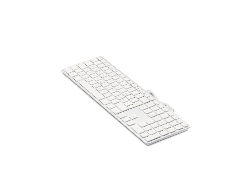 LMP Tastatur KB-1243 Silber, CH-Layout mit Ziffernblock