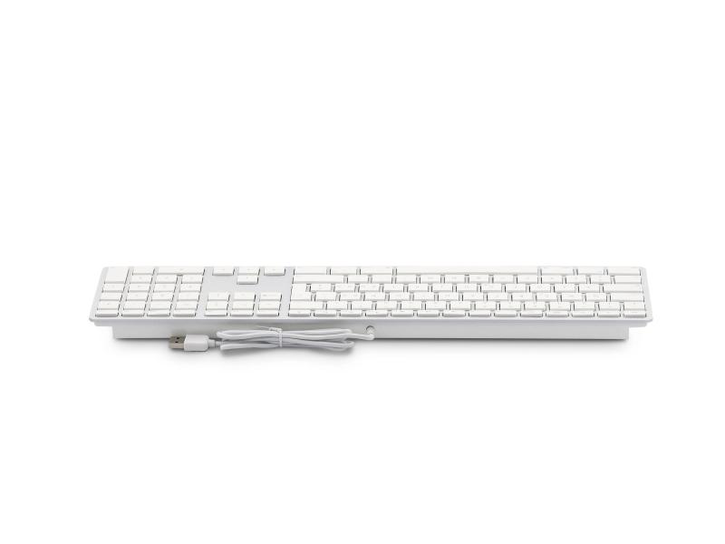 LMP Tastatur KB-1243 Silber, CH-Layout mit Ziffernblock