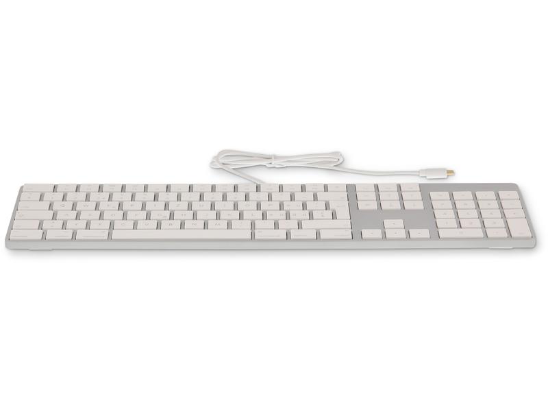 LMP Tastatur KB-1843 Silber, CH-Layout mit Ziffernblock