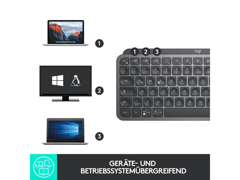 Logitech MX Keys Mini Graphite CH-Layout