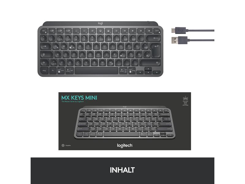 Logitech MX Keys Mini Graphite CH-Layout